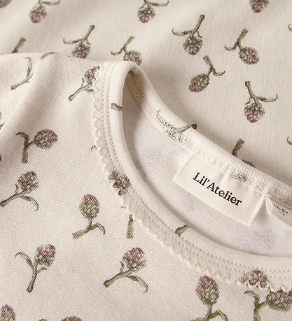 Lil Atelier Bluse - NmfGayo - Turtledove/ARTICHOKE