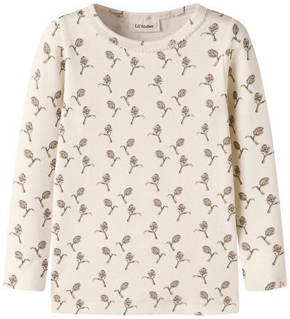 Lil Atelier Bluse - NmfGayo - Turtledove/ARTICHOKE