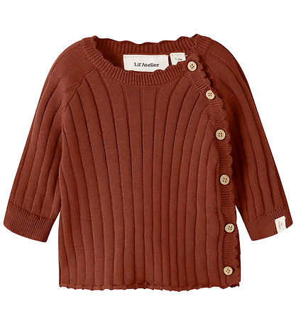 Lil Atelier Bluse - Strik - NbfNelsan - Mahogany