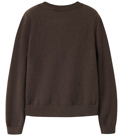 Name It Bluse - strik - NkfNellie - Chocolate Brown