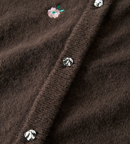 Name It Bluse - strik - NkfNellie - Chocolate Brown