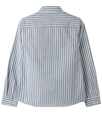 Name It Skjorte - Noos - nkmNewsa - Navy Blazer/BRIGHT WHITE