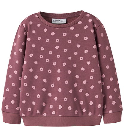 Name It Sweatshirt - Noos - NmfDavina - Wild Ginger/W. LILAS FLO