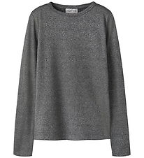 Name It Bluse - NkfNayla - Black/SILVER LUREX