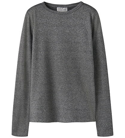 Name It Bluse - NkfNayla - Black/SILVER LUREX