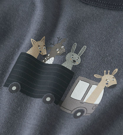 Name It Bluse - Uld - NmmWillit - Folkstone Gray/ANIMALS AT WORK