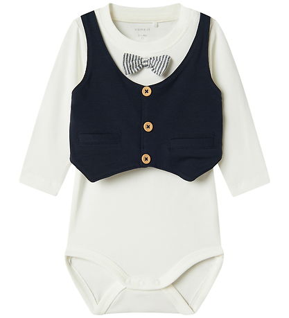 Name it Body l/æ - NbmAdam - Dark Sapphire/W. Stripe