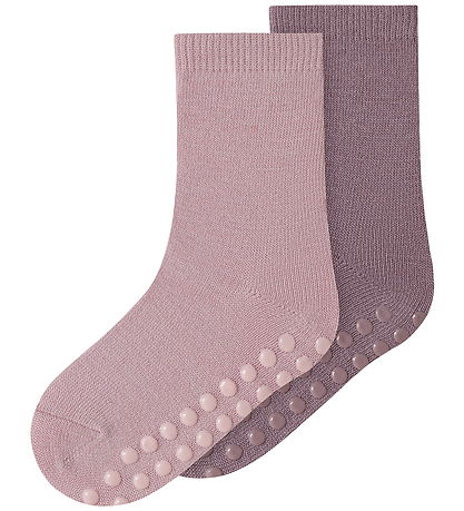 Name it Strømper - NmfWak - 2-Pak - Violet Ice/2p Violet Ice + T