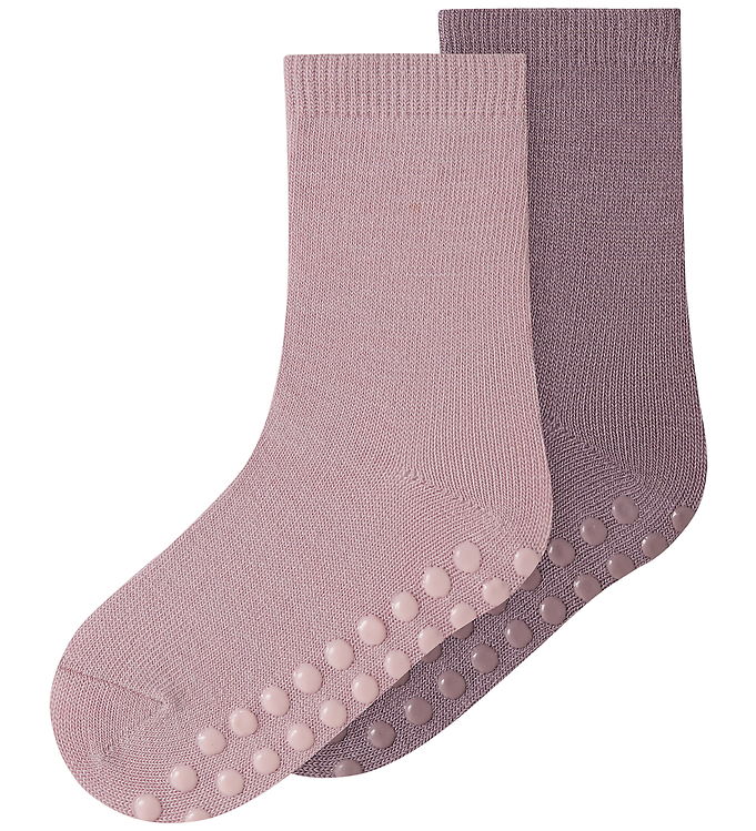 Name it Strømper - NmfWak - 2-Pak - Violet Ice/2p Violet Ice + T