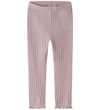 Name it Leggings - Rib - NmfWossa - Violet Ice
