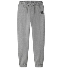Name It Bukser - NkmNilan - Grey Melange