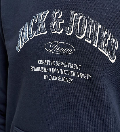 Jack & Jones Hættetrøje - JjeDenver - Navy Blazer