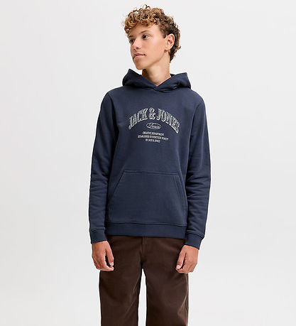 Jack & Jones Hættetrøje - JjeDenver - Navy Blazer