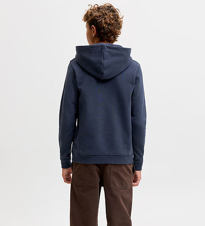 Jack & Jones Hættetrøje - JjeDenver - Navy Blazer
