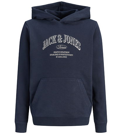 Jack & Jones Hættetrøje - JjeDenver - Navy Blazer
