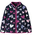 Name It Fleece Jacket - Noos - NmfMeeko - Dark Sapphire/Hearts