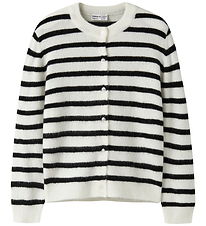 Name It Bluse - Strik - NkfNerina - Antique White/Black