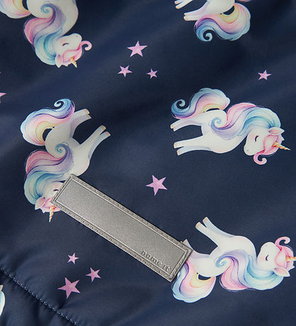Name It Vinterjakke - Noos - NmfMaxi - Oceana/Fairytale Unicorn