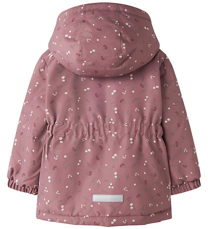 Name It Vinterjakke - Noos - NmfMaxi - Wistful Mauve/Petite Flow