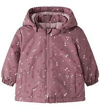 Name It Vinterjakke - NmfMaxi - Wistful Mauve/Petite Flower