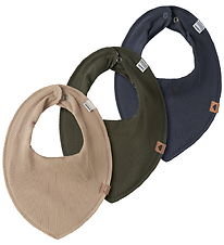 Name It Savlesmække - Rib - 3-pak - NbmYasim - Ombre Blue/Olive 