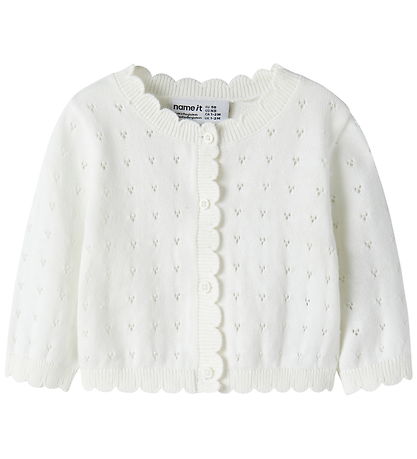 Name It Cardigan - Strik - NbfNalani - Cloud Dancer