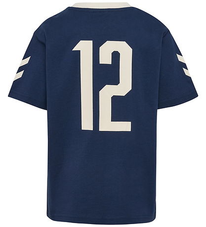 Hummel T-Shirt - hmlJR Chevron - Dress Blues