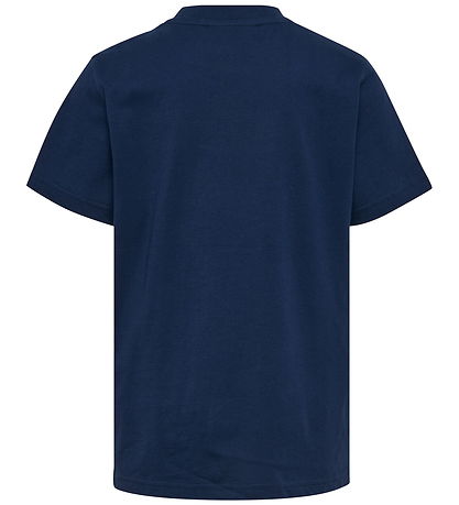 Hummel T-Shirt - hmlJR Graphic - Dress Blues