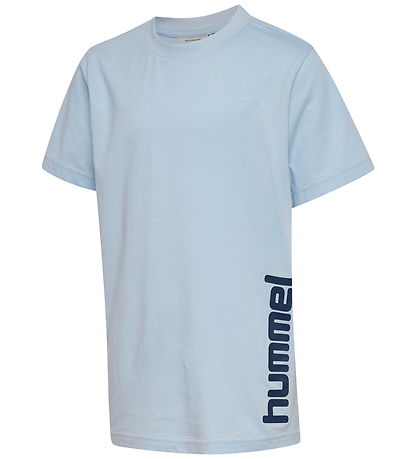 Hummel T-Shirt - hmlJR Graphic - Skyway/Dress Blue