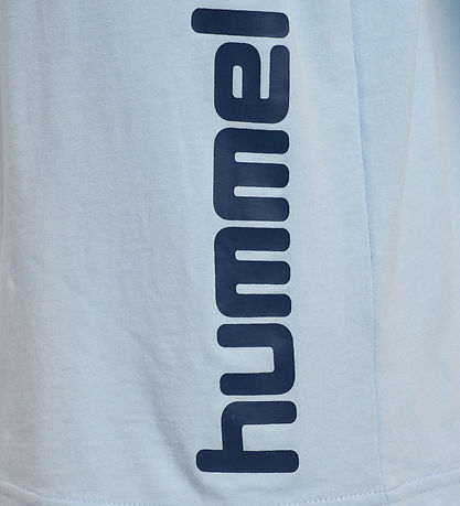 Hummel T-Shirt - hmlJR Graphic - Skyway/Dress Blue