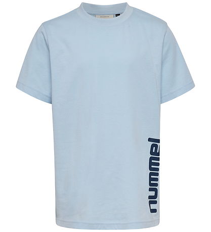 Hummel T-Shirt - hmlJR Graphic - Skyway/Dress Blue
