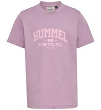 Hummel T-Shirt - hmlJR Graphic - Lavender Mist
