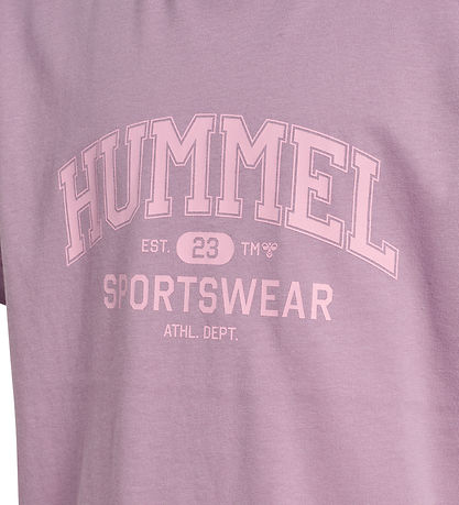 Hummel T-Shirt - hmlJR Graphic - Lavender Mist