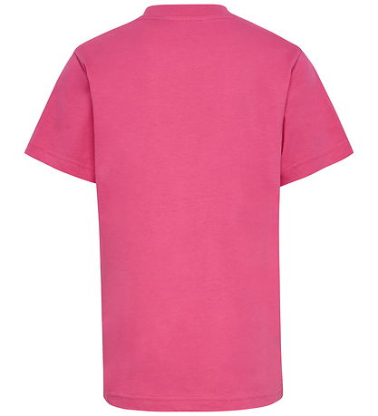 Hummel T-Shirt - hmlJR Graphic - Pink Flambe