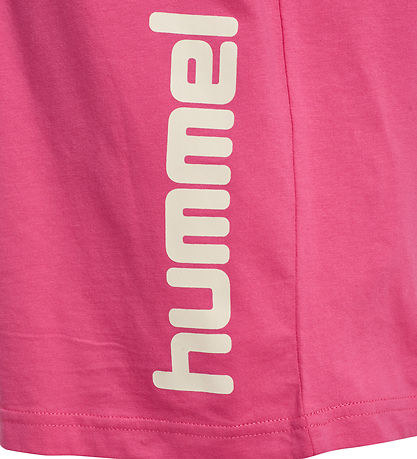 Hummel T-Shirt - hmlJR Graphic - Pink Flambe