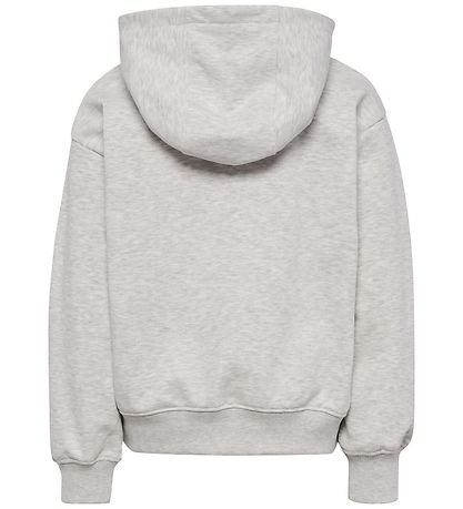 Hummel Hættetrøje - hmlJR - Light Grey Melange