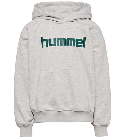 Hummel Hættetrøje - hmlJR - Light Grey Melange