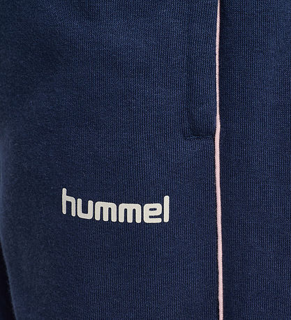 Hummel Sweatpants - hmlJR Loose - Dress Blue/Roseate Spoonbill
