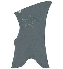 Racing Kids Elefanthue - Uld/Bomuld - 2-lags - Goblin Blue m. St