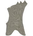 Racing Kids Balaclava - Wool/Cotton - 2-layer - Dusty Green w. T