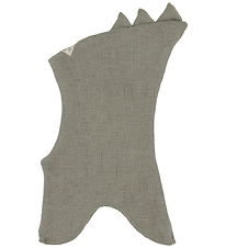 Racing Kids Elefanthue - Uld/Bomuld - 2-lags - Dusty Green m. Ta