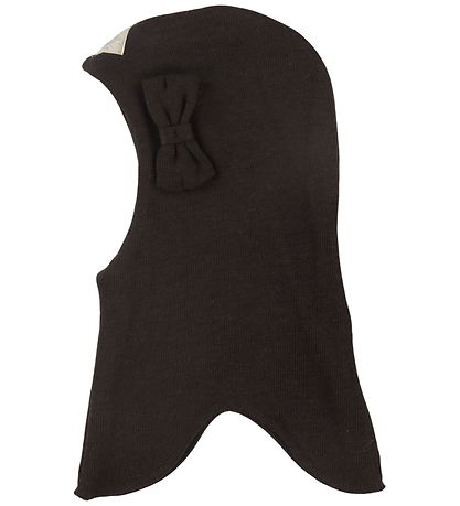Racing Kids Elefanthue - Uld/Bomuld - 2-lags - Dark Brown m. Slø
