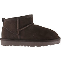 Sofie Schnoor Bamsestøvler - DicteSY Teddy - Dark Brown