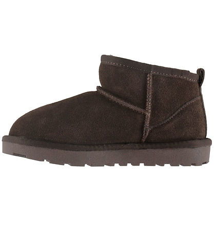 Sofie Schnoor Bamsestøvler - DicteSY Teddy - Dark Brown