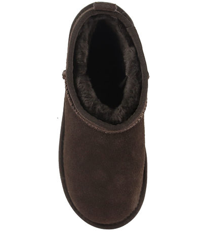 Sofie Schnoor Bamsestøvler - DicteSY Teddy - Dark Brown