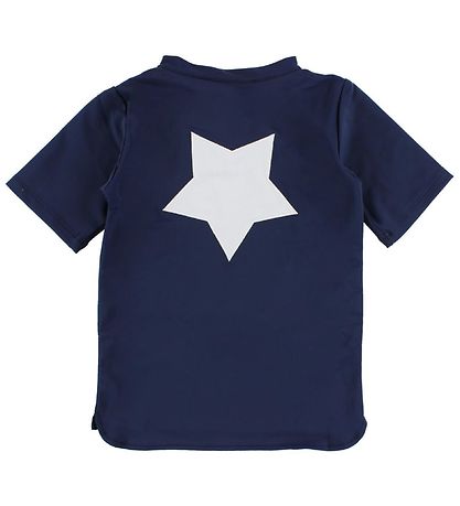 Petit Crabe Badebluse - UV50+ - Navy m. Stjerne