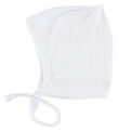 Smallstuff Baby Hat - White w. Pointelle Smallstuff Baby Hat - White w. Pointelle
