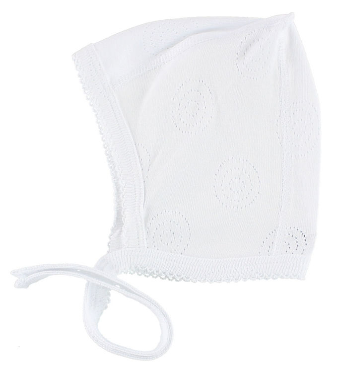 Smallstuff hjelm - Hvid m. Hulmønster
