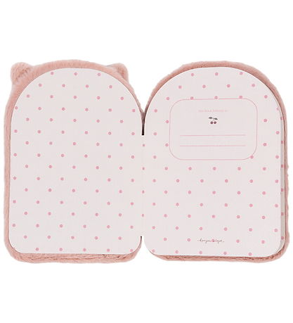 Konges Sløjd Notesbog - Soft Plys - Rosa Pink