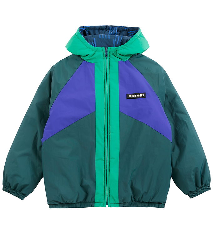 Bobo Choses Dynejakke - Vendbar - Almost Moiré - Navy